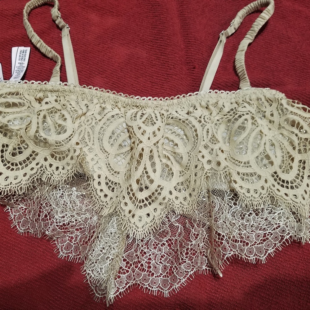 Victoria Secret DREAM ANGELS LACE FLUTTER XS